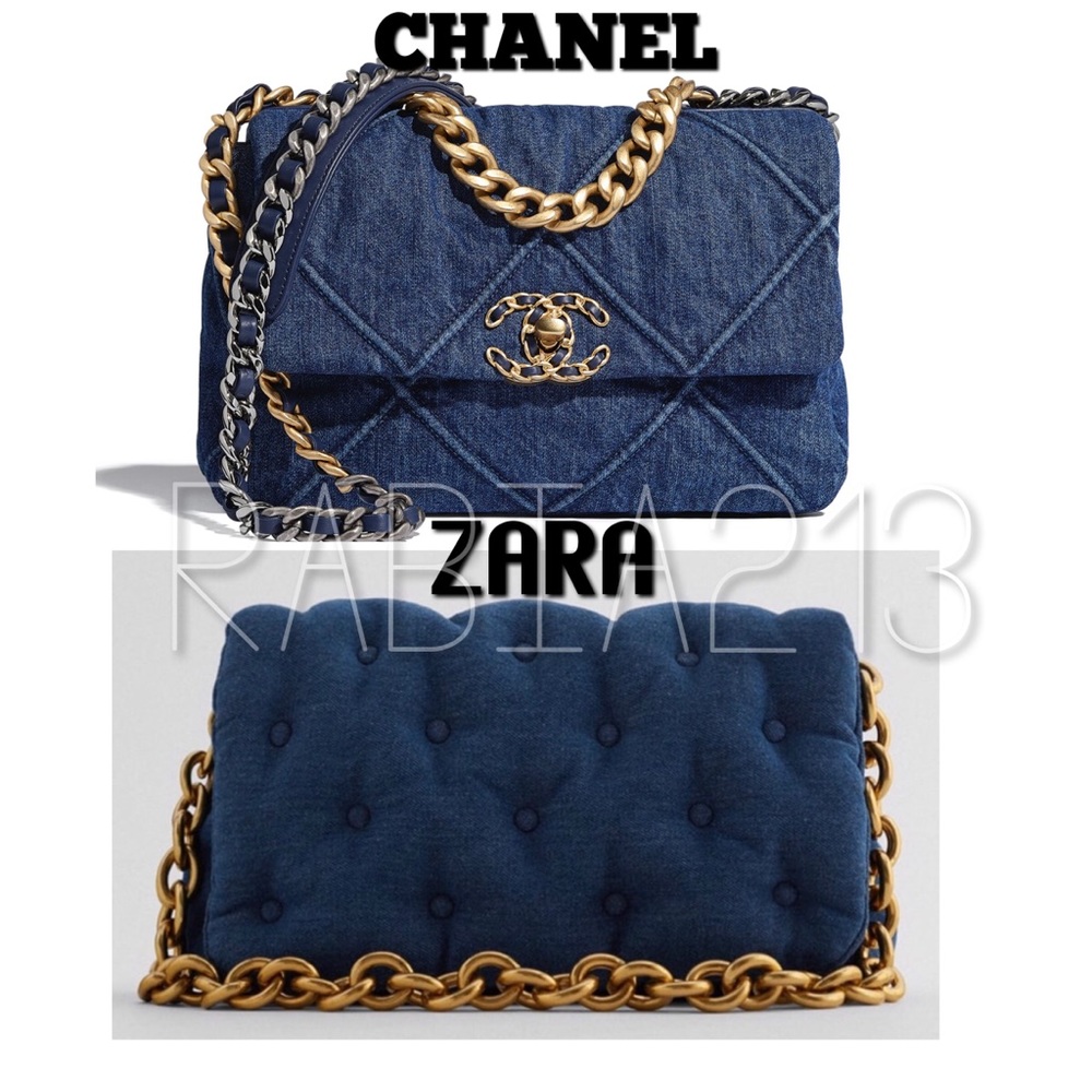 LAST 1!🔥ZARA QUILTED DENIM CHAIN STRAP CROSSBODY - Picture 6 of 16